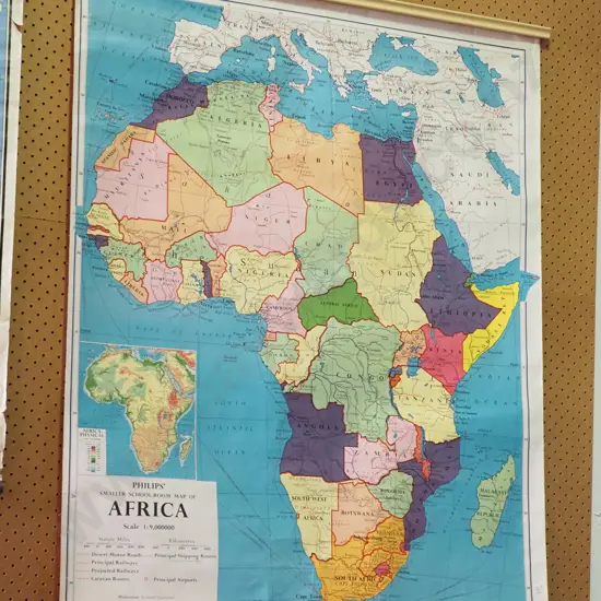 old school map -  Africa