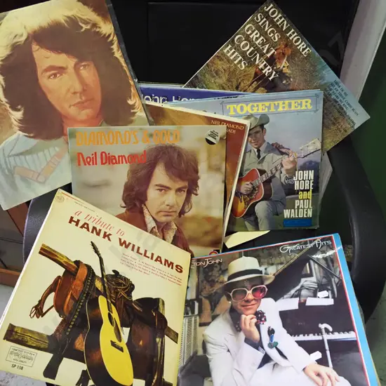 LPs; Manhattan Transfer, Elton John, Neil Diamond etc