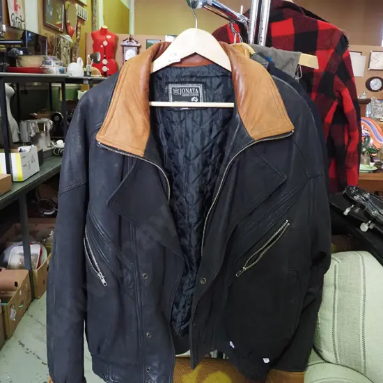 gents XL leather jacket