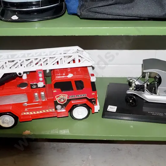 model fire engine, diecast Model T Ford