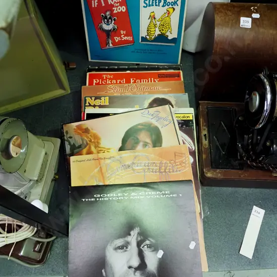 LP records - Godley & Creme, American Graffiti, Dan Fogelberg, etc.