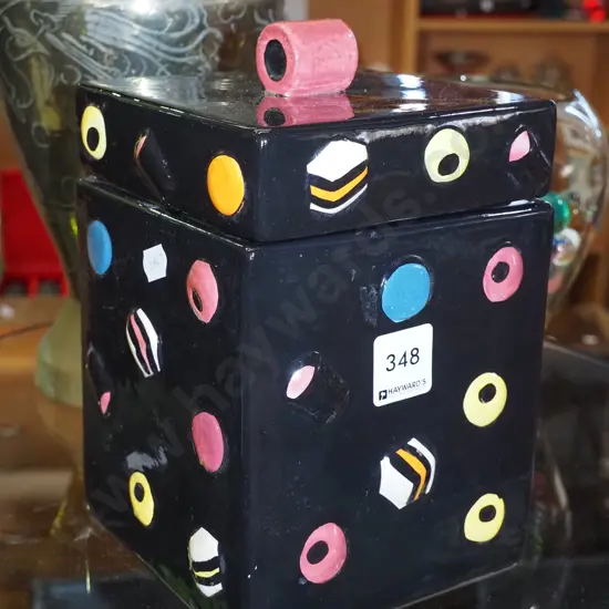 lidded lolly jar H-210