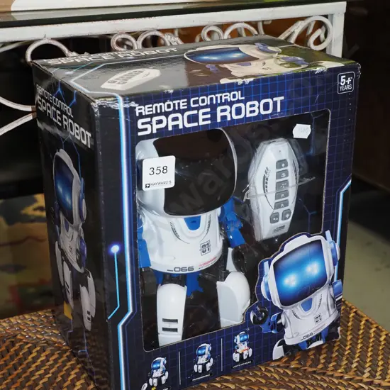 boxed remote control space robot