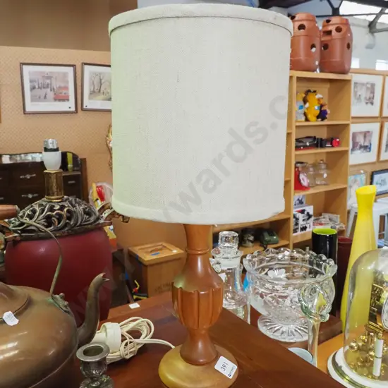 wood based table lamp H-435