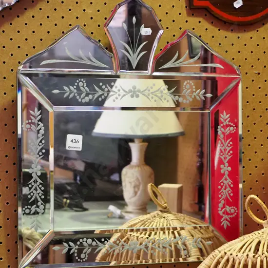 reproduction Victorian style mirror