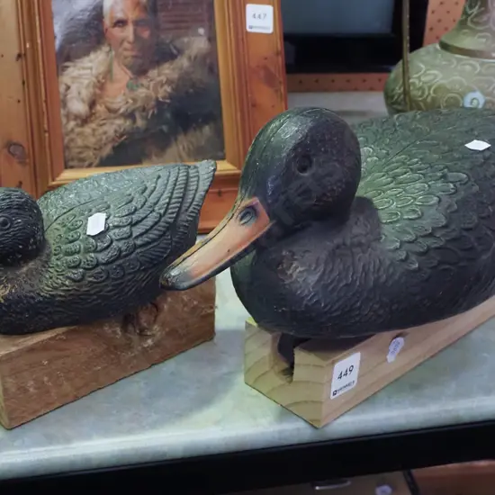 2x duck decoys