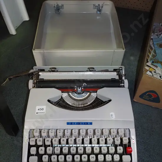 Top Star portable typewritwer