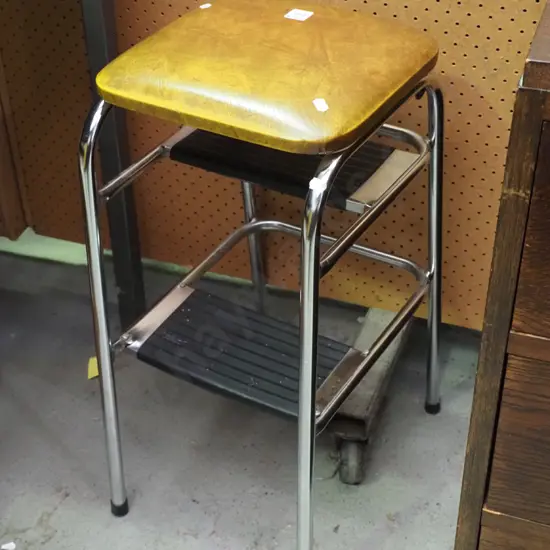 vinyl kitchen step stool