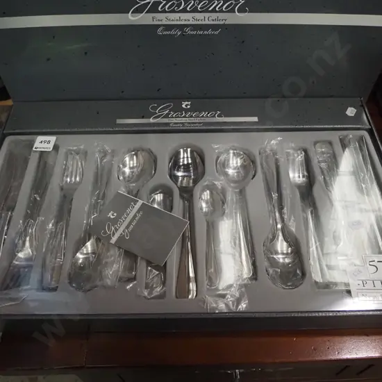 Grosvenor stainless steel cutlery - may be incomplete