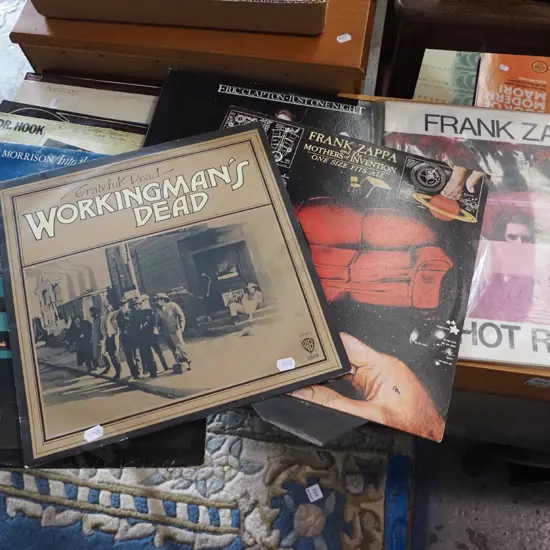LPs; Grateful Dead, Frank Zappa etc