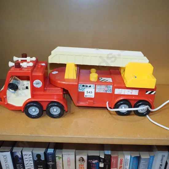 plastic toy fire engine