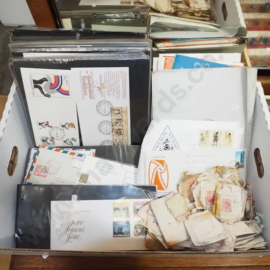 first day covers, envelopes etc