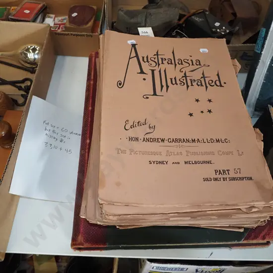 issues of Australasia Illustrated - missing issues 7,9,10 and 45