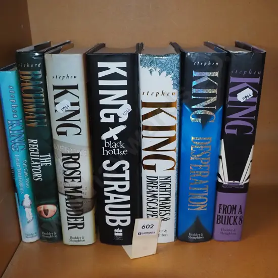 7x Stephen King books