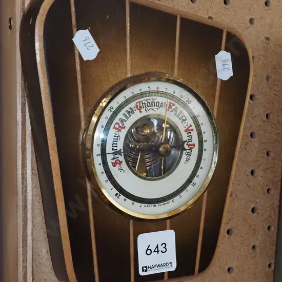 small mid-century wall clock