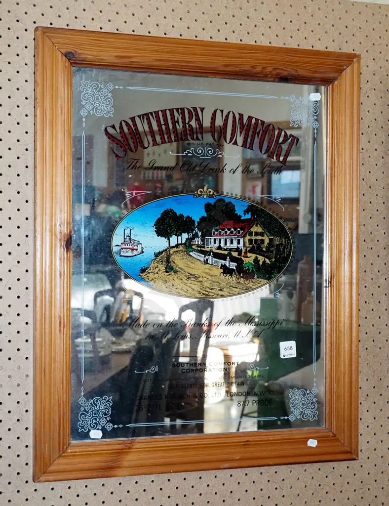 Southern Comfort advertising mirror Image 1++