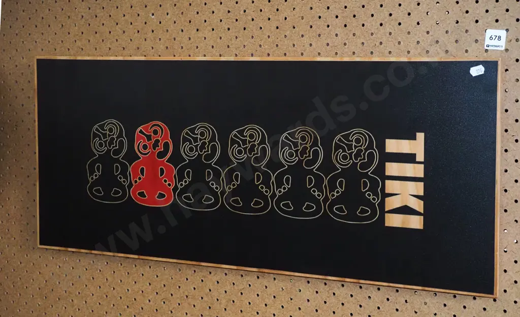 tiki print on board Image 1++