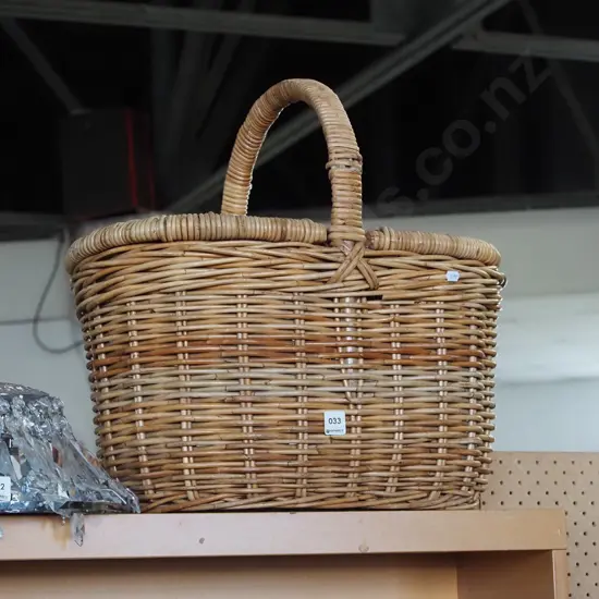cane picnic hamper