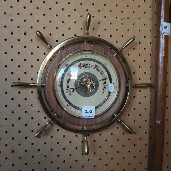 ship's wheel barometer