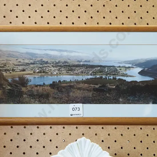 framed panoramic photograph - Cromwell
