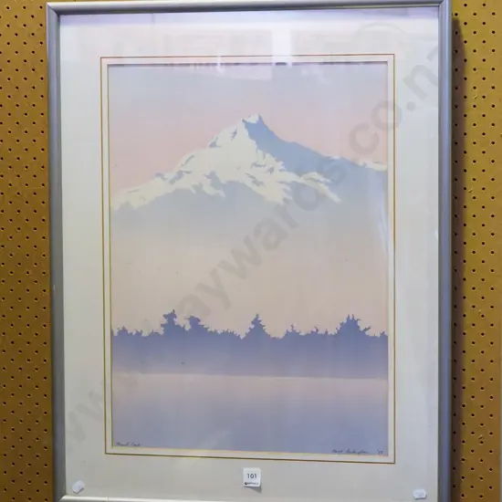 David Beckingham '84 - framed print - Mt Cook
