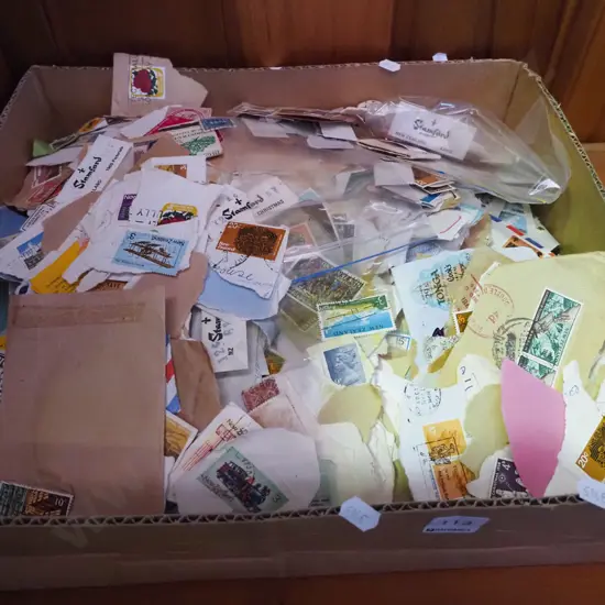 box of stamps