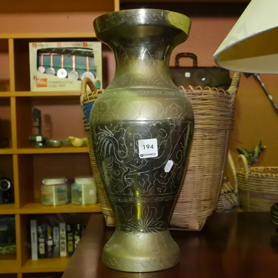 brass vase H-355