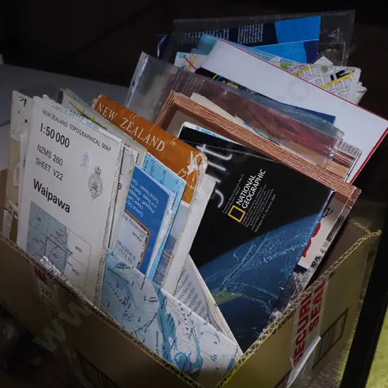 box of maps