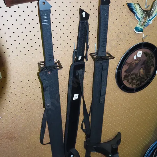 3x reproduction Japanese swords