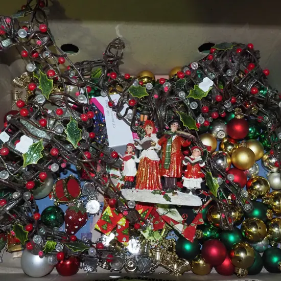 box Christmas decorations