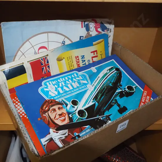 box; various collector card sets