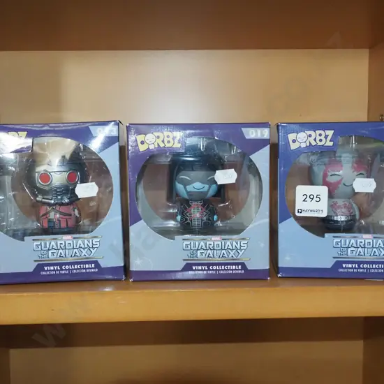 3x Dorbz Guardians of the Galaxy figurines