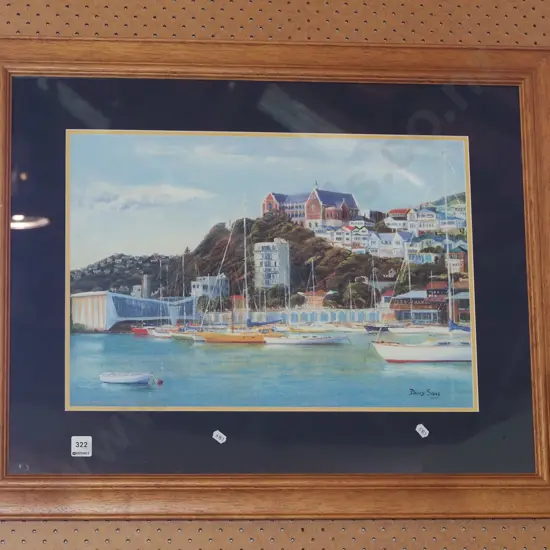 framed David Stone print - Asian parade