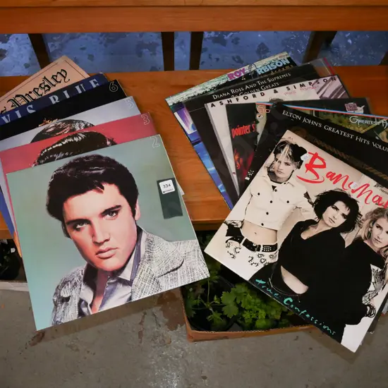 LPs; Bananarama, Elton John, Pointer Sisters etc