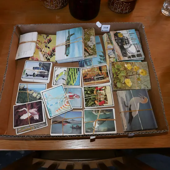 box of collector cards