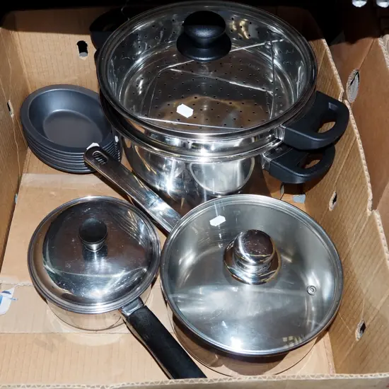 box; lidded pots, small baking dishes etc