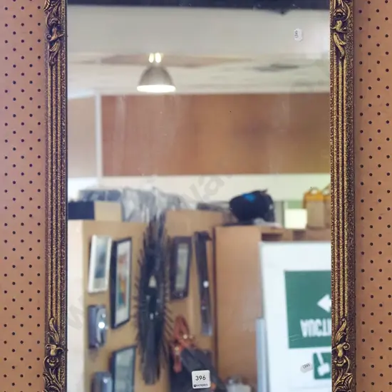 gilt framed wall mirror