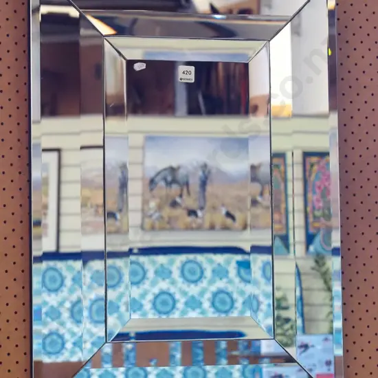 segmented wall mirror