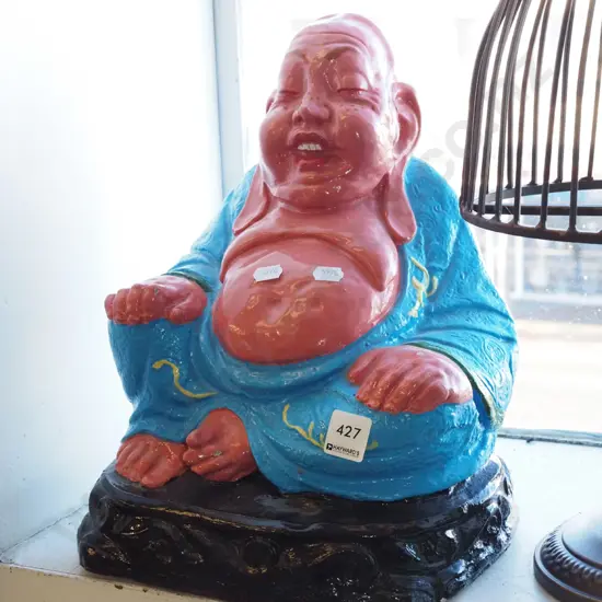 hand painted buddha figurine H-320