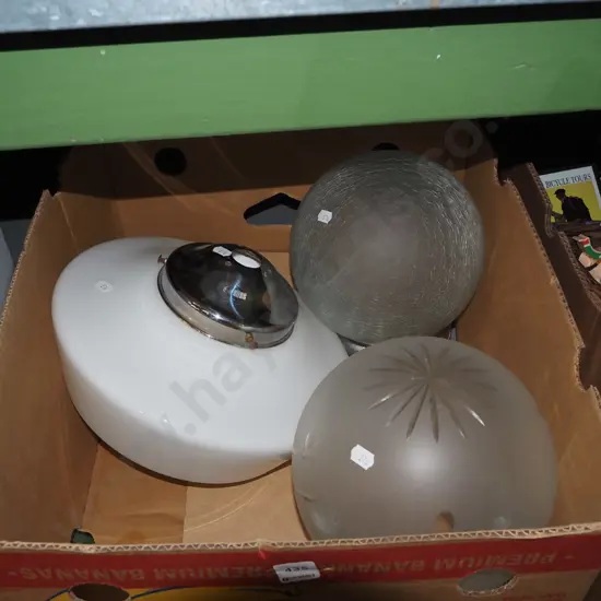 box of light fittings