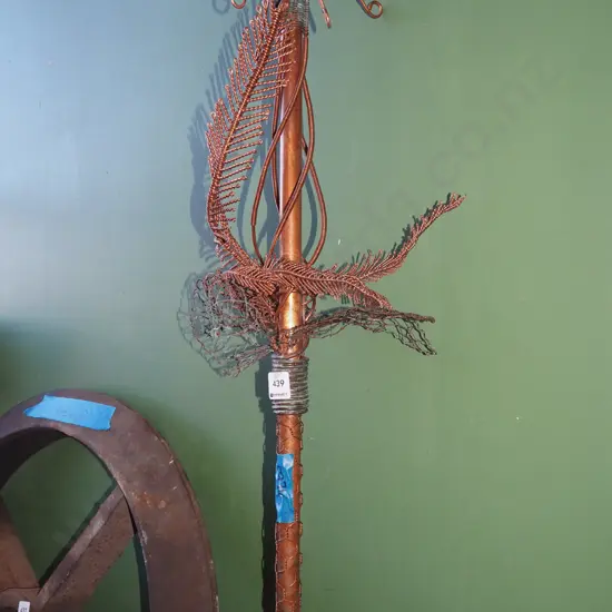 copper pipe garden ornament H-2000