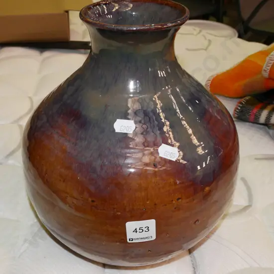 studio pottery lustre glaze vase H-270