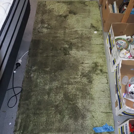 green floor rug L-1560 W-750