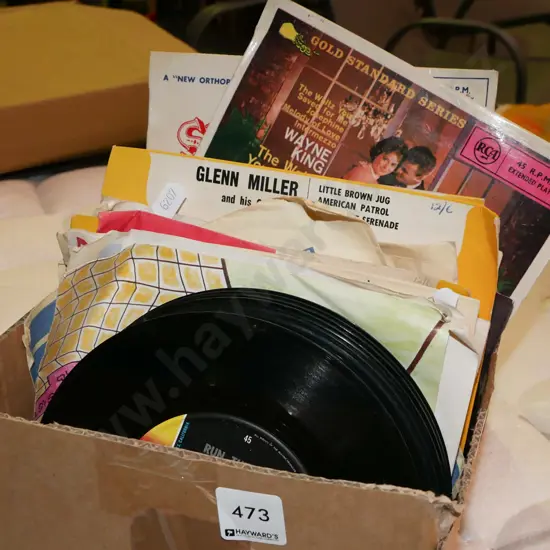 box of 45s