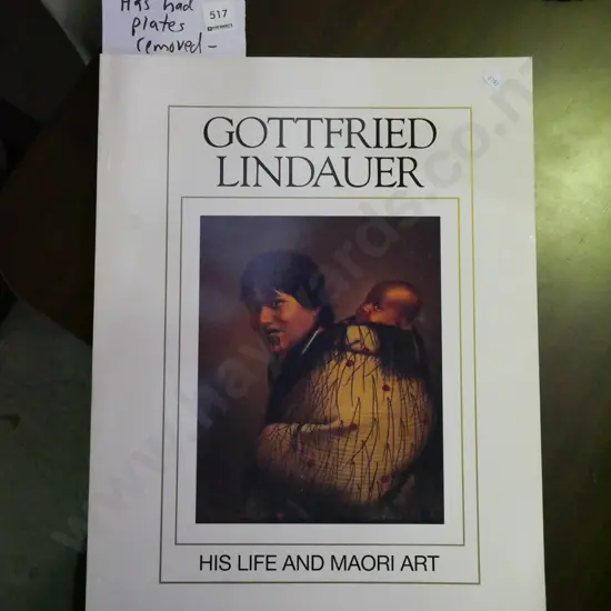 Gottfried Lindauer book - some plates removed