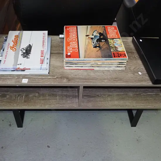 mdf faux wood veneer entertainment unit