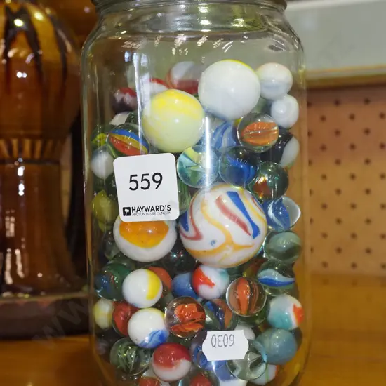 jar of marbles