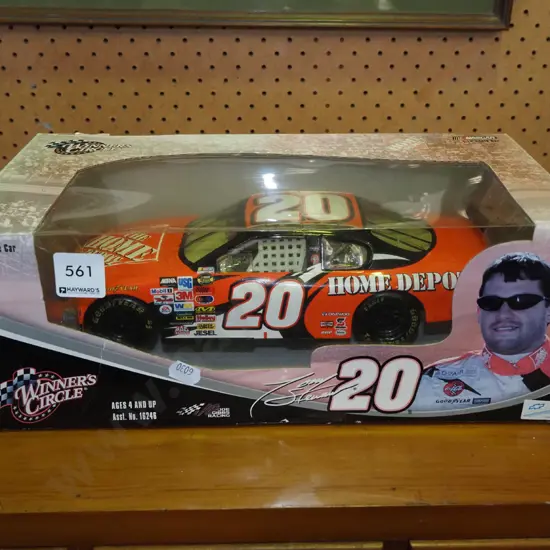 boxed 1:18 scale model of Nascar