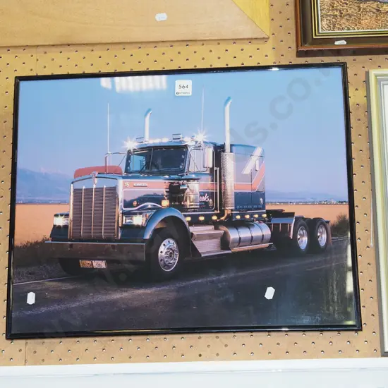 framed Kenworth poster print