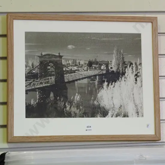 framed photo print - Old Alexandra Bridge